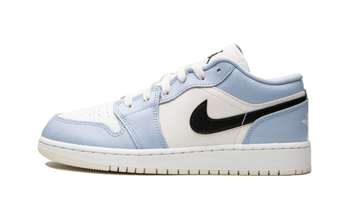 Air Jordan 1 Low Ice Blue Black - Exclufy