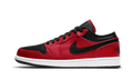 Air Jordan 1 Low Reverse Bred Pebbled Swoosh - Exclufy