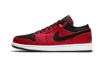 Air Jordan 1 Low Reverse Bred Pebbled Swoosh - Exclufy