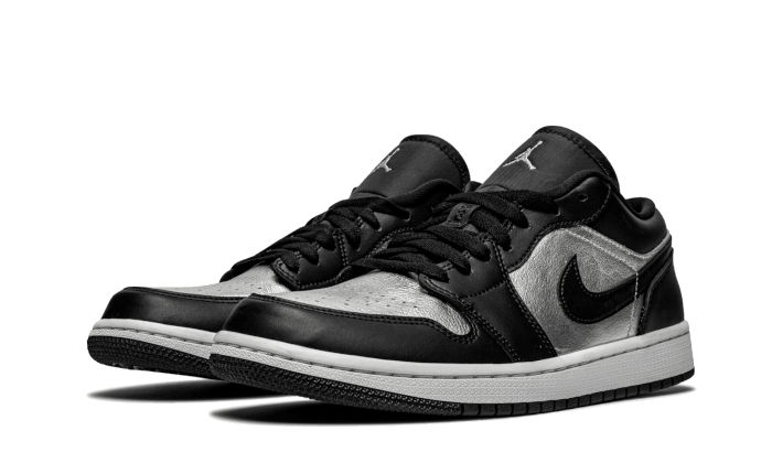 Air Jordan 1 Low SE Black Metallic Silver - Exclufy