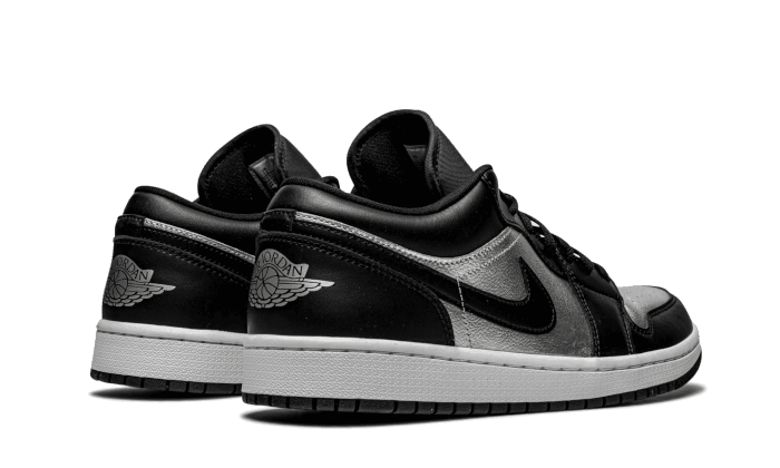 Air Jordan 1 Low SE Black Metallic Silver - Exclufy