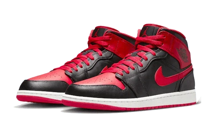 Air Jordan 1 Mid Alternate Bred (2022) - Exclufy
