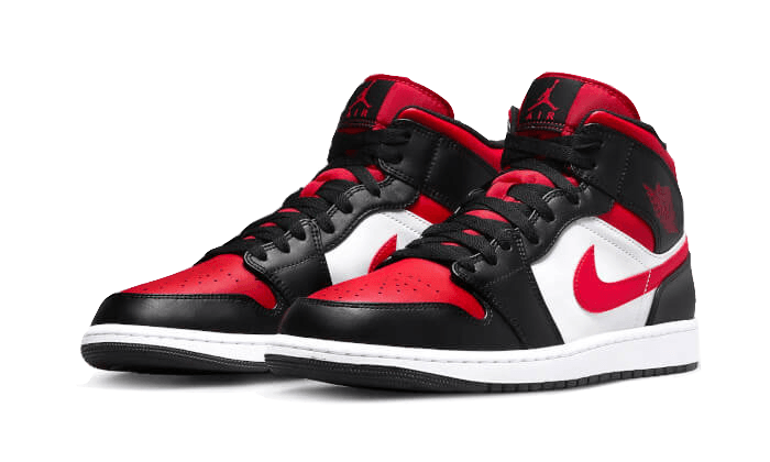 Air Jordan 1 Mid Alternate Bred Toe - Exclufy