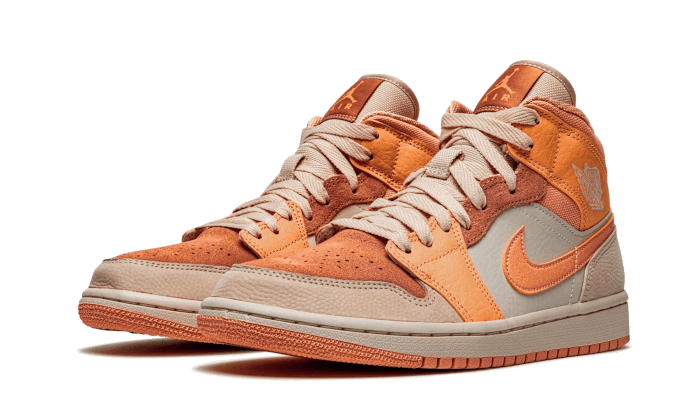 Air Jordan 1 Mid Apricot Orange - Exclufy