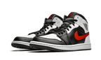 Air Jordan 1 Mid Black Chile Red White - Exclufy