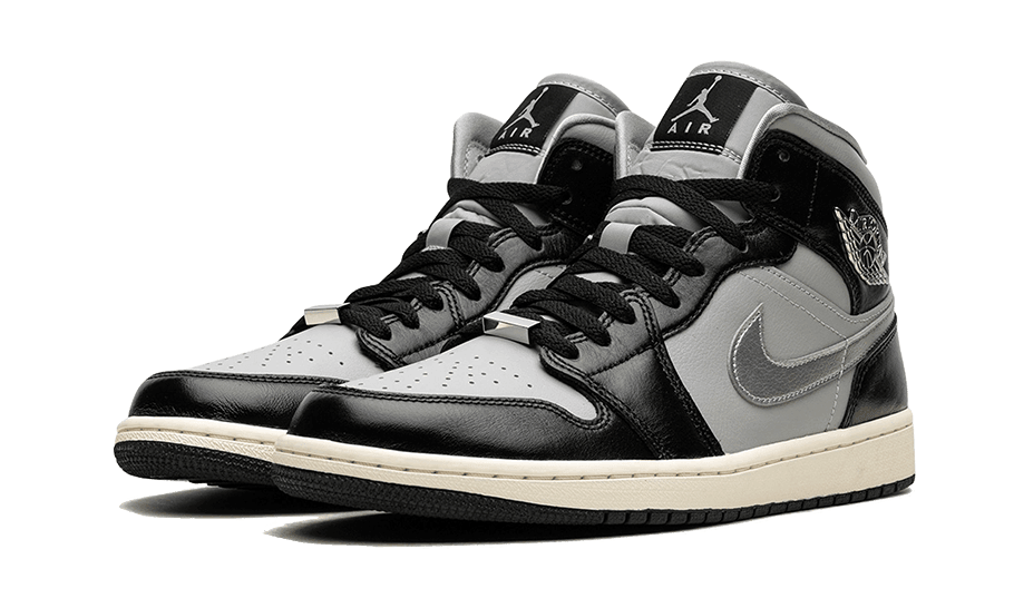 Air Jordan 1 Mid Black Chrome - Exclufy