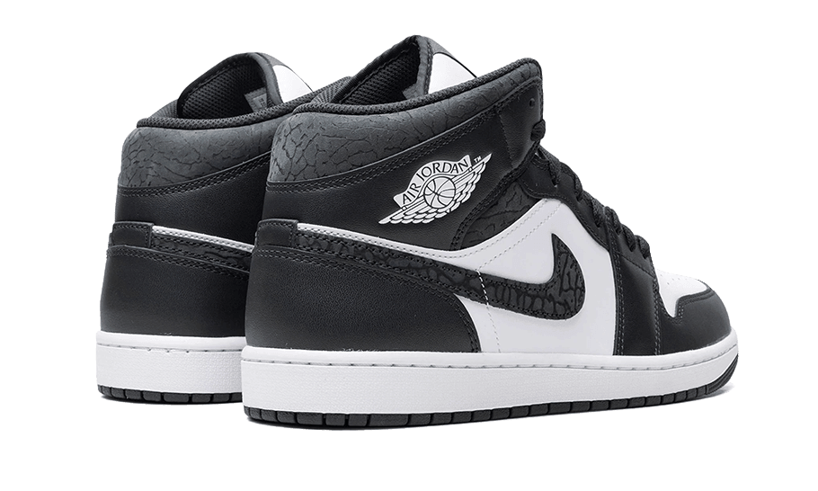 Air Jordan 1 Mid Black Elephant - Exclufy