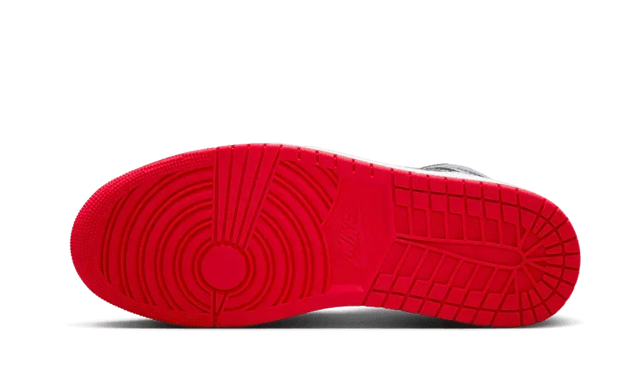 Air Jordan 1 Mid Black Grey Red - Exclufy