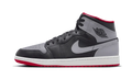 Air Jordan 1 Mid Black Grey Red - Exclufy