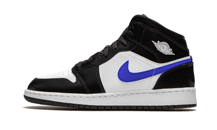 Air Jordan 1 Mid Black Racer Blue White