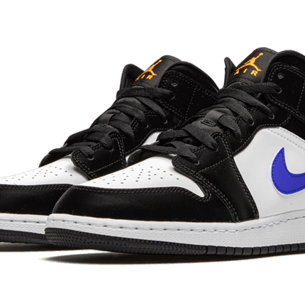 Air Jordan 1 Mid Black Racer Blue White