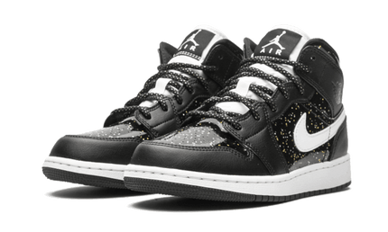 Air Jordan 1 Mid Black Speckle - Exclufy