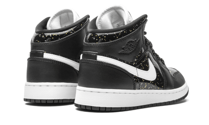 Air Jordan 1 Mid Black Speckle - Exclufy