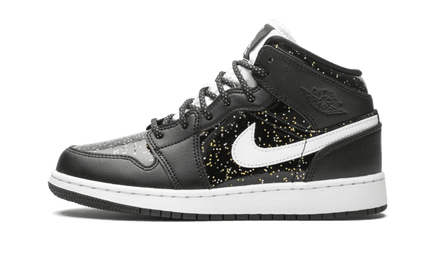 Air Jordan 1 Mid Black Speckle - Exclufy