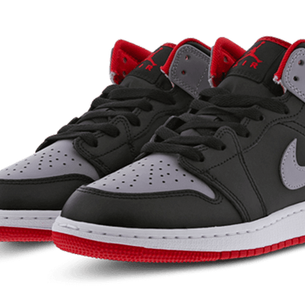 Air Jordan 1 Mid Cement Grey Red - Exclufy