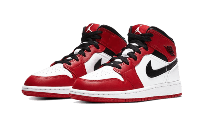 Air Jordan 1 Mid Chicago White - Exclufy