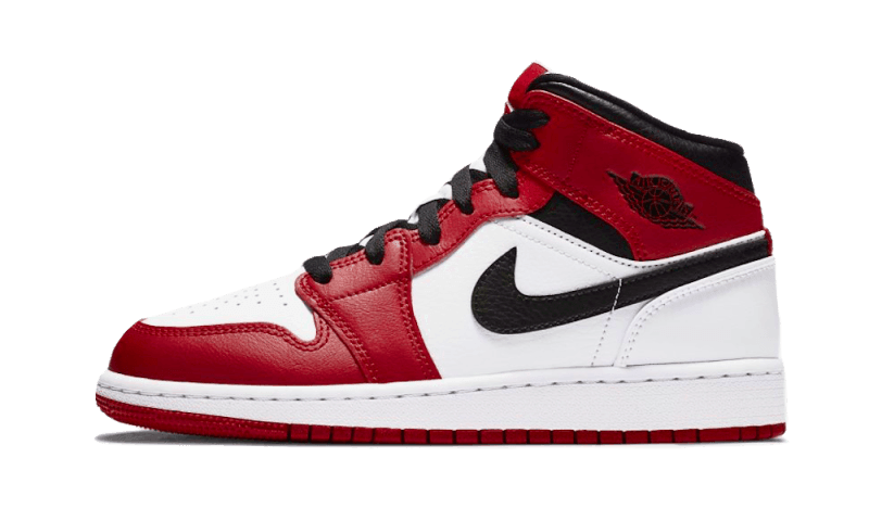 Air Jordan 1 Mid Chicago White - Exclufy