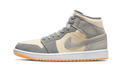Air Jordan 1 Mid Coconut Milk Particle Grey - Exclufy