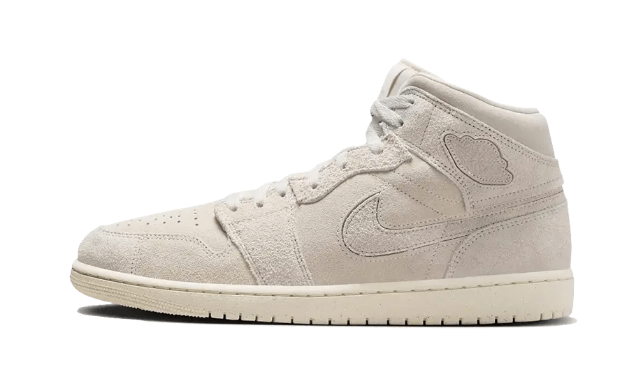 Air Jordan 1 Mid Craft Suede Ivory - Exclufy