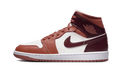 Air Jordan 1 Mid Dusty Peach Night Maroon - Exclufy