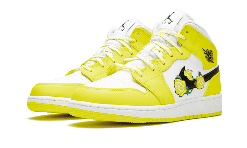 Air Jordan 1 Mid Dynamic Yellow - Exclufy