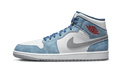 Air Jordan 1 Mid French Blue Fire Red - Exclufy