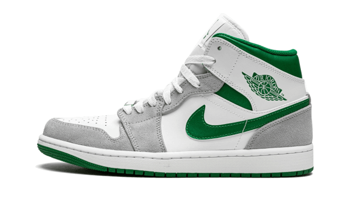 Air Jordan 1 Mid Grey Green - Exclufy