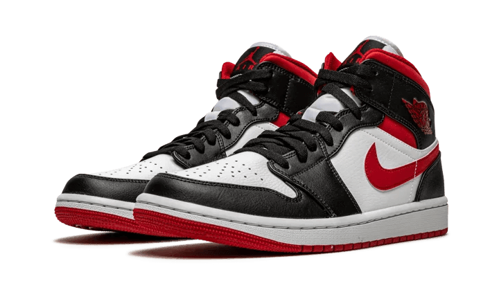 Air Jordan 1 Mid Gym Red Black White - Exclufy