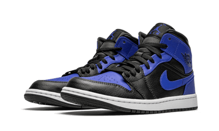 Air Jordan 1 Mid Hyper Royal Tumbled Leather - Exclufy