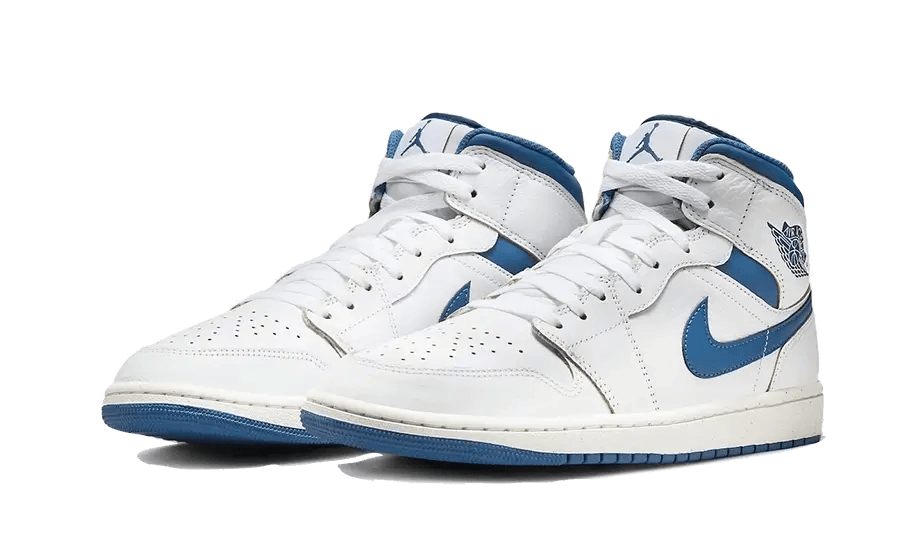 Air Jordan 1 Mid Industrial Blue - Exclufy