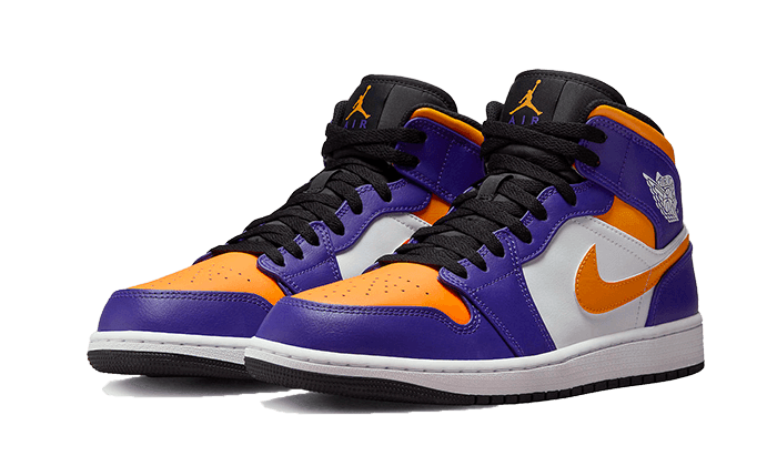 Air Jordan 1 Mid Lakers (2022) - Exclufy