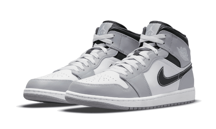 Air Jordan 1 Mid Light Smoke Grey Anthracite - Exclufy