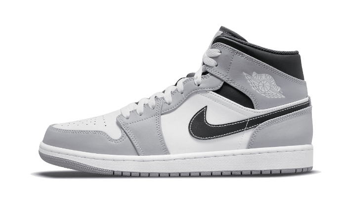 Air Jordan 1 Mid Light Smoke Grey Anthracite - Exclufy