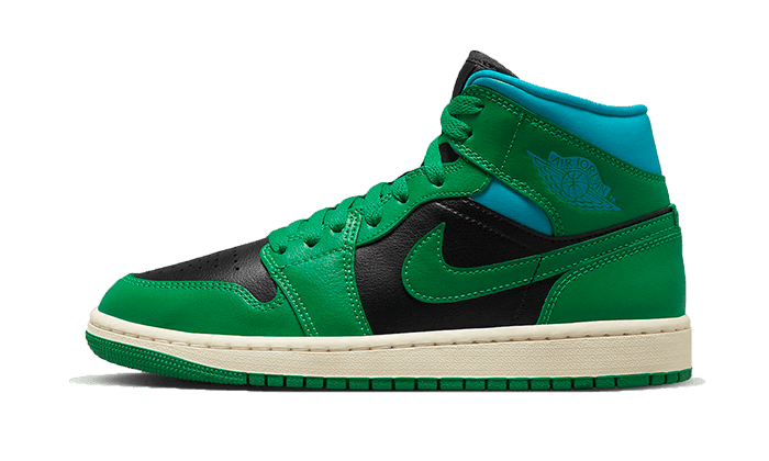 Air Jordan 1 Mid Lucky Green Aquatone - Exclufy