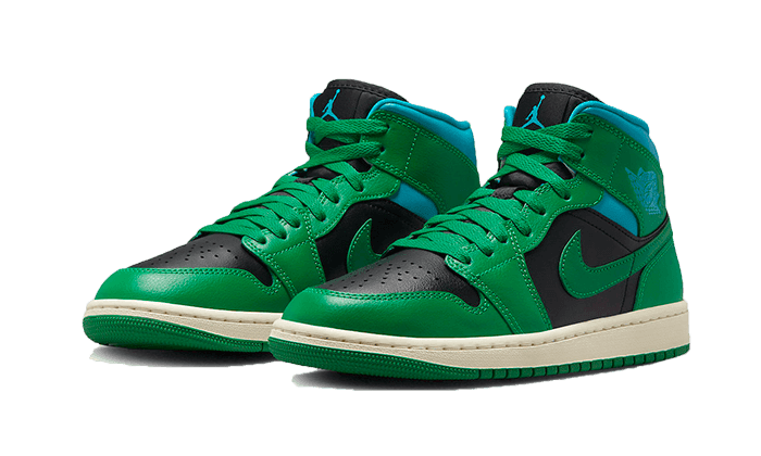 Air Jordan 1 Mid Lucky Green Aquatone - Exclufy