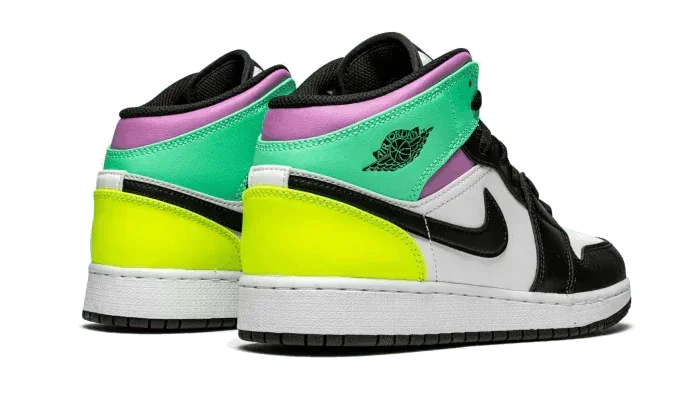 Air Jordan 1 Mid Pastel Black Toe - Exclufy