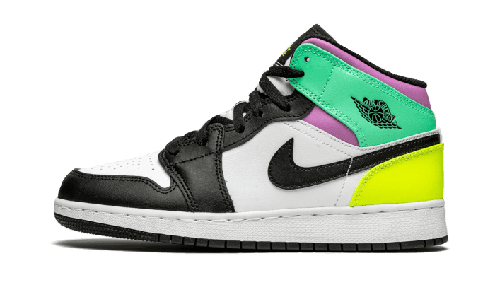 Air Jordan 1 Mid Pastel Black Toe - Exclufy