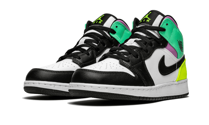 Air Jordan 1 Mid Pastel Black Toe - Exclufy