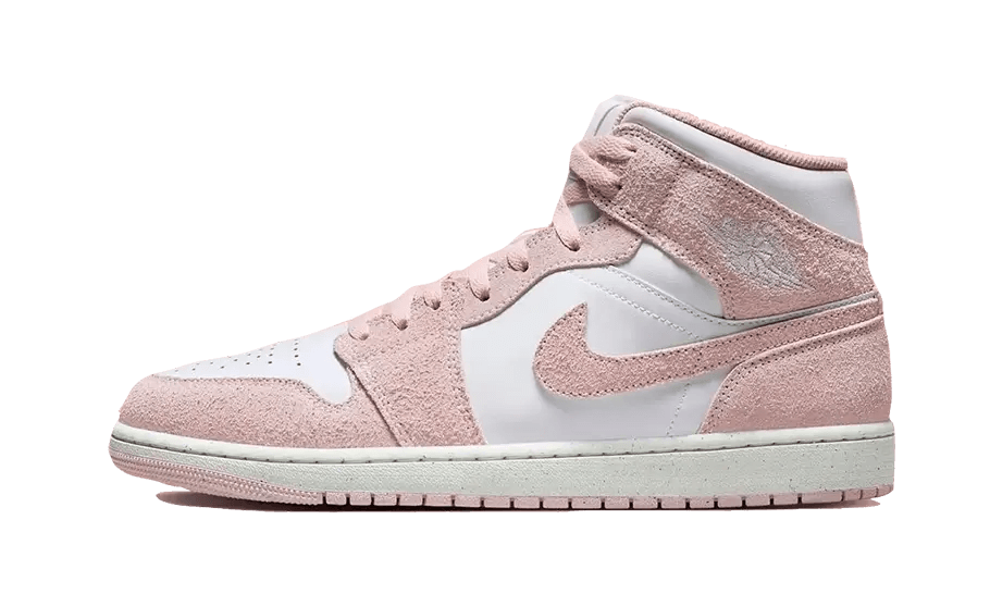 Air Jordan 1 Mid Pink Suede - Exclufy