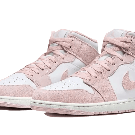 Air Jordan 1 Mid Pink Suede - Exclufy