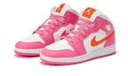Air Jordan 1 Mid Pinksicle Safety Orange - Exclufy