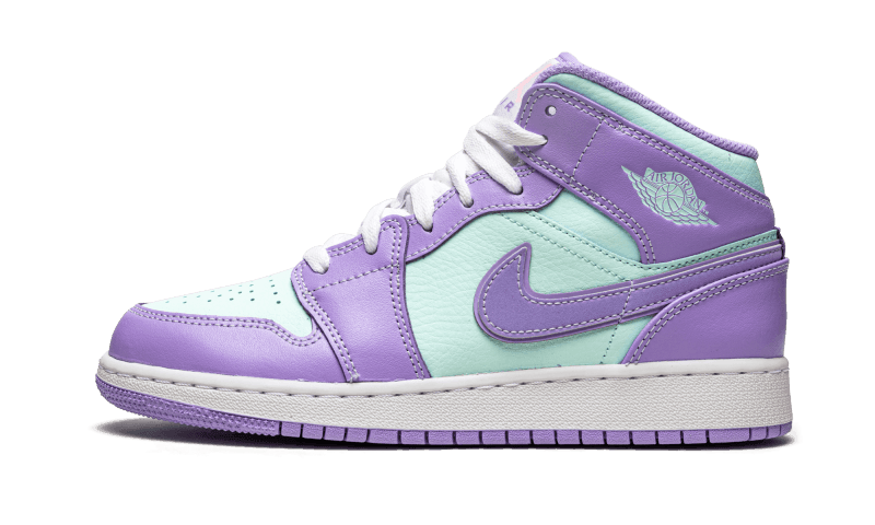 Air Jordan 1 Mid Purple Aqua - Exclufy