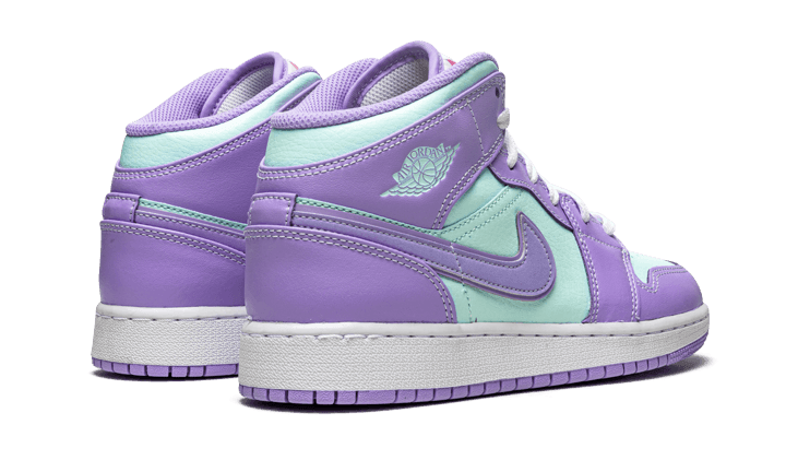 Air Jordan 1 Mid Purple Aqua - Exclufy