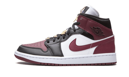 Air Jordan 1 Mid SE Black Dark Beetroot - Exclufy