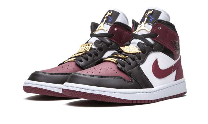 Air Jordan 1 Mid SE Black Dark Beetroot - Exclufy