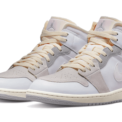 Air Jordan 1 Mid SE Craft Inside Out White Grey - Exclufy