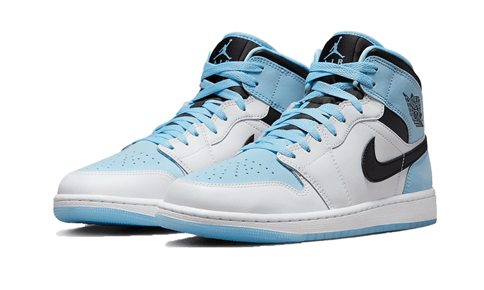 Air Jordan 1 Mid SE Ice Blue Black - Exclufy