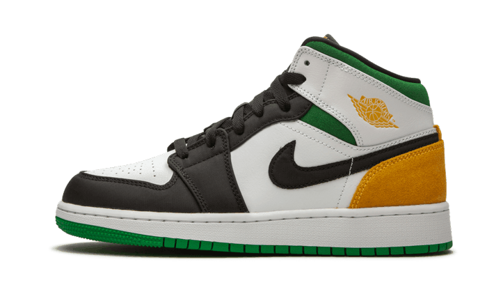 Air Jordan 1 Mid SE White Laser Orange Lucky Green - Exclufy