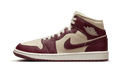 Air Jordan 1 Mid Split Beach Cherrywood Red - Exclufy