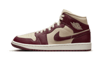 Air Jordan 1 Mid Split Beach Cherrywood Red - Exclufy